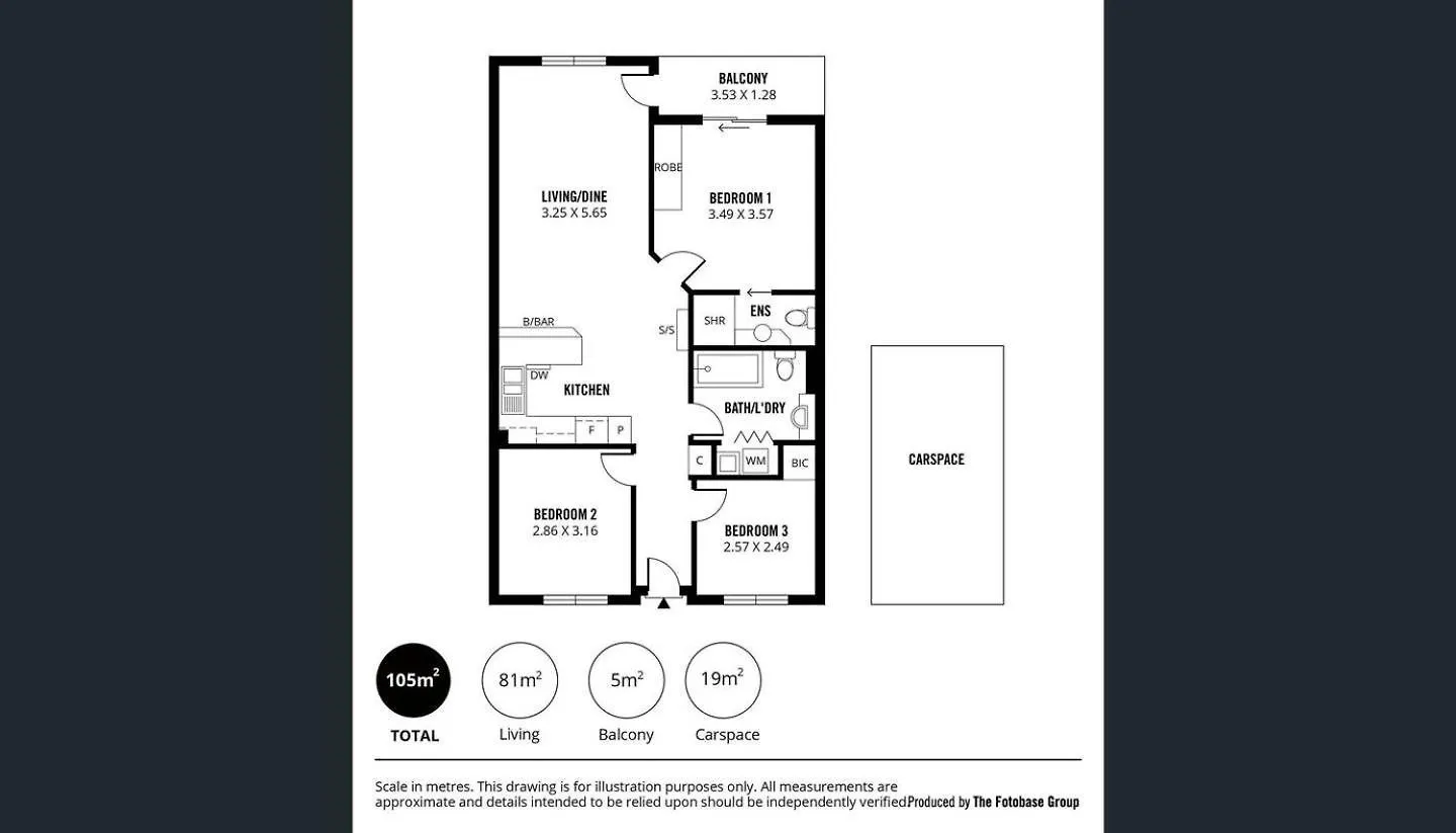 Adelaide Central Apartment - 3Br, 2Bath & Carpark